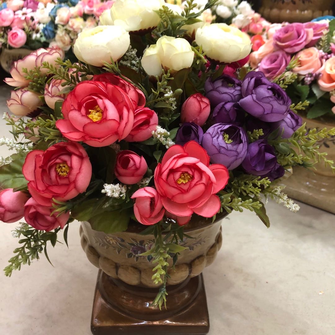 仿真绿植假花盆栽装饰小摆件创意室内客厅办公桌面花卉植物盆景