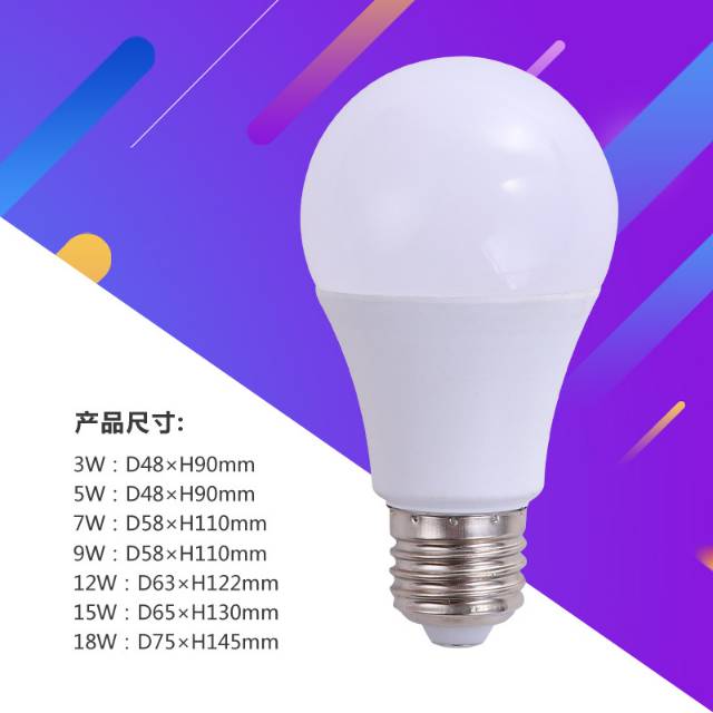 LED灯泡塑料球灯节能灯泡厂家批发产品图