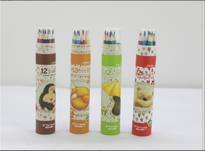 Yalon Culture Student Stationery Office Culture Writing Tools Pencil Children's Drawing Barrel Color Lead 12 Color Color Pencils Wholesale Price Is Affordable details Picture