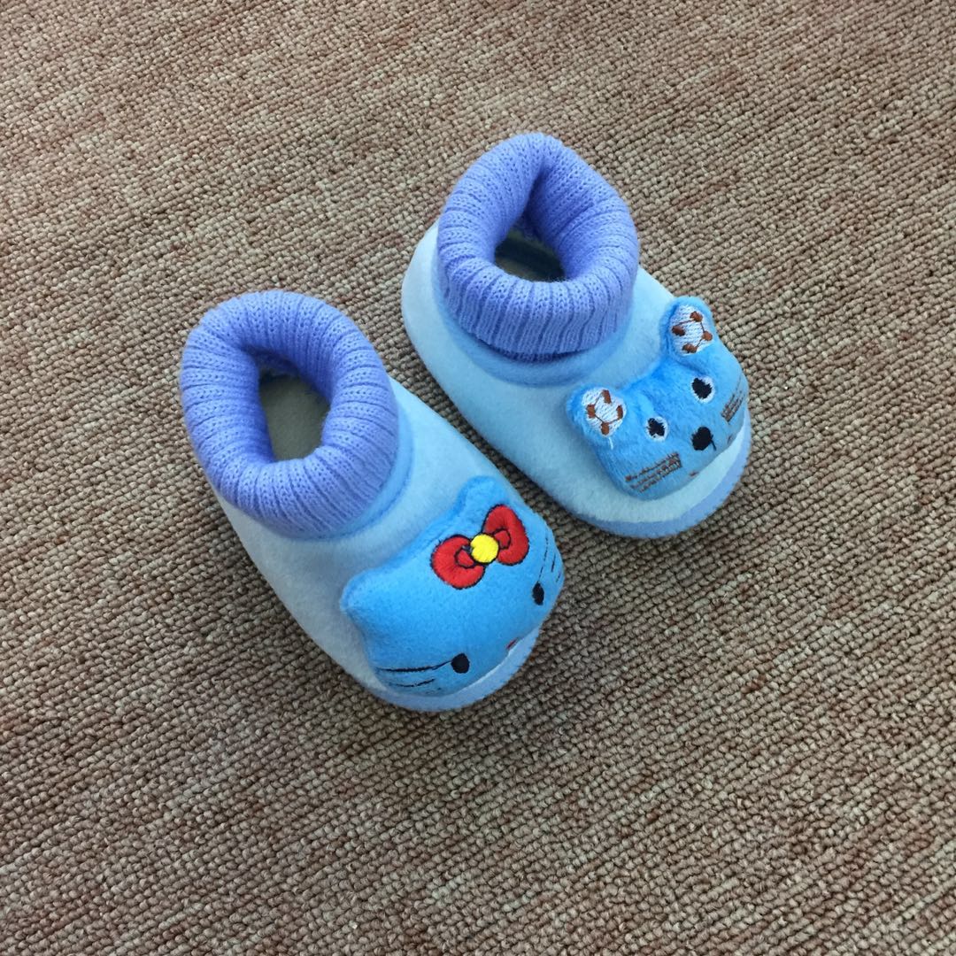 婴儿鞋子加绒加厚保暖男宝宝鞋