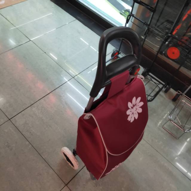 Light Luggage Portable Purchase Artifacts Trailer Car Folding Cargo Push And Pull Travel Warehouse Small Cart details Picture
