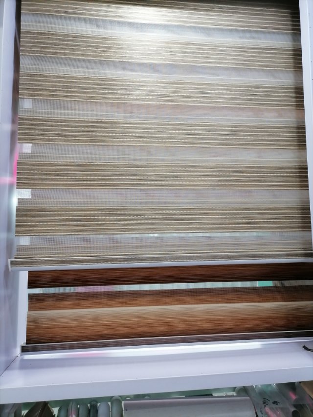 Soft gauze curtains, light-blocking hand-pulled lifting and roll-up waterproof curtains for offices, bathrooms, kitchens and bedrooms