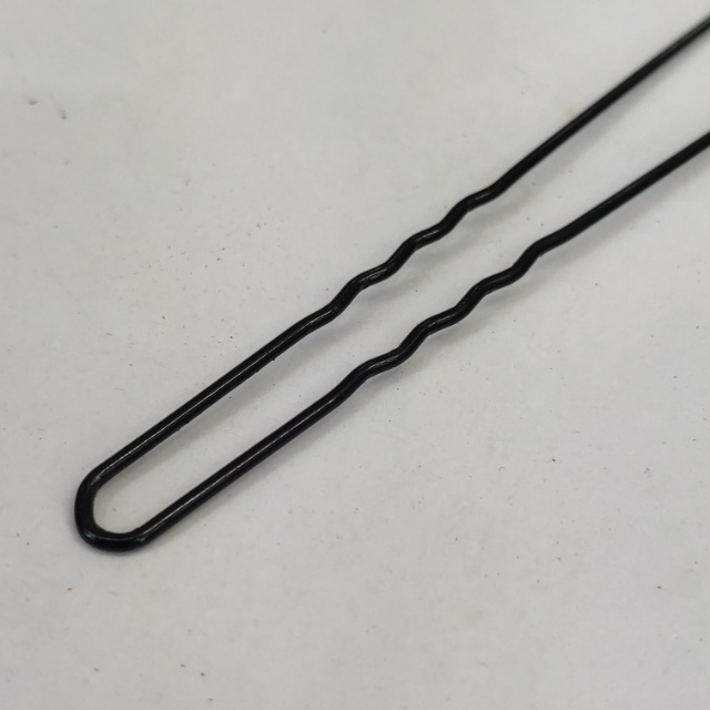 简约一字夹女生头饰黑色顶夹刘海夹细节图