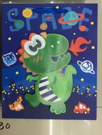 卡通手提袋纸袋子定制作企业礼品袋可印刷logo包装广告服装袋定做高档产品图