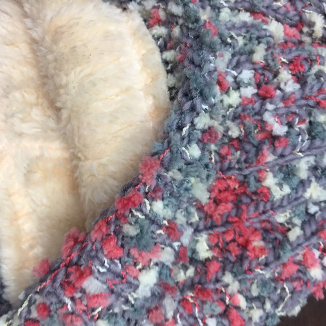 Winter Millinery Wool-Knitted Hat Korean Hairball Cold Hat Ear Protection Plus Fleece Thickened Casual All-Fit Beanie Hat Specification drawing
