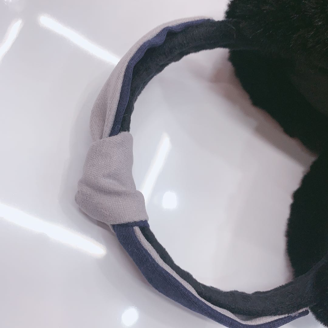 Korean version sweet and cute foldable ear coverings with fleece for warmth, windproof ear protection, ear covers and ear cups for women in winter details Picture