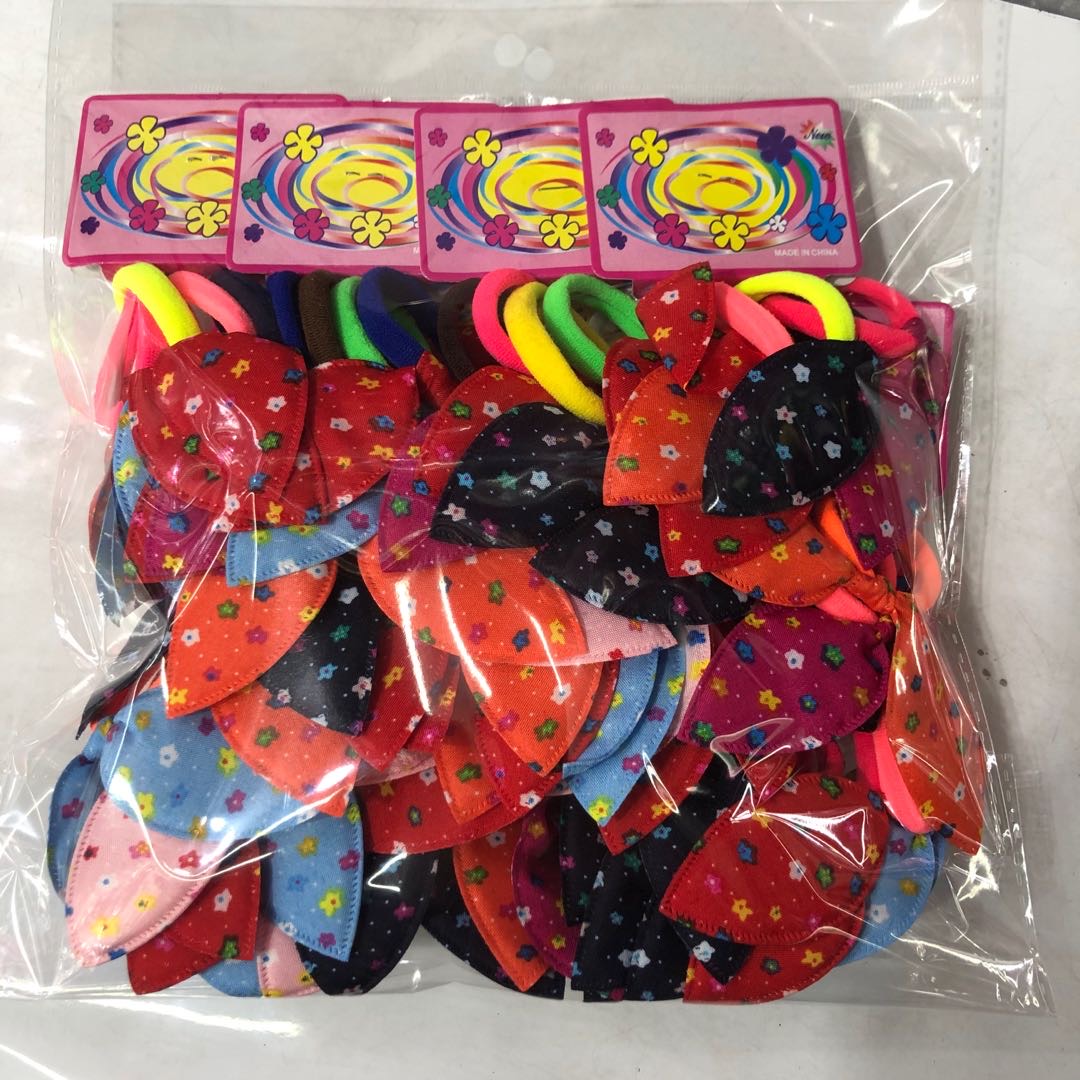 Factory direct wave point children hair ring lovely not hurt hair ring thumbnail