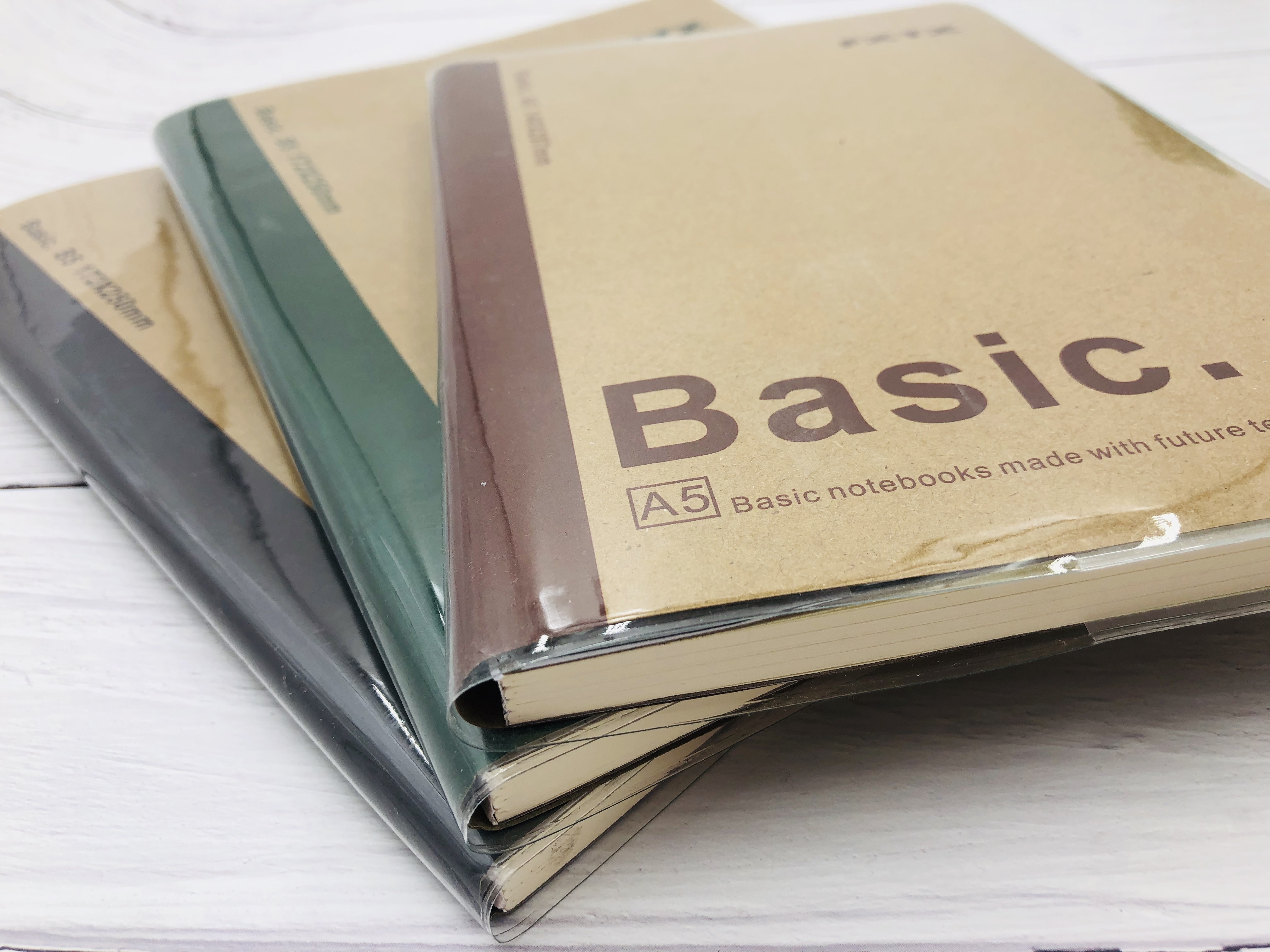 笔记本子文艺精致大学生大号胶套本记事本本子A5/B5软面抄产品图