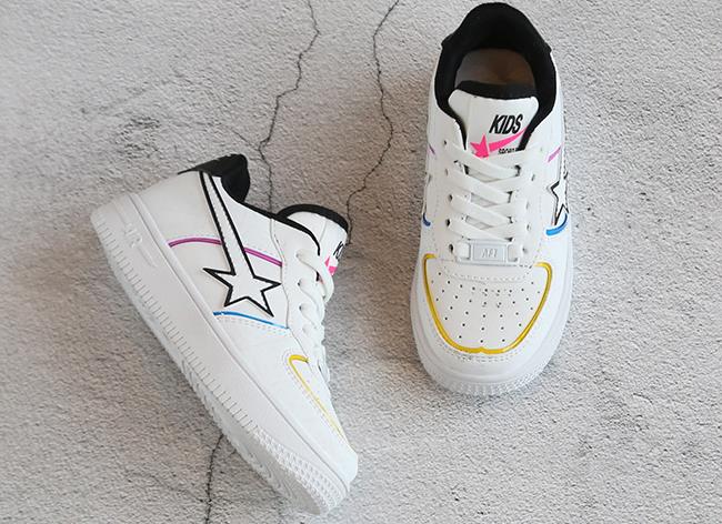 The new spring 2020 children's sports shoes, Feizhi breathable running shoes, are fashionable children's shoes