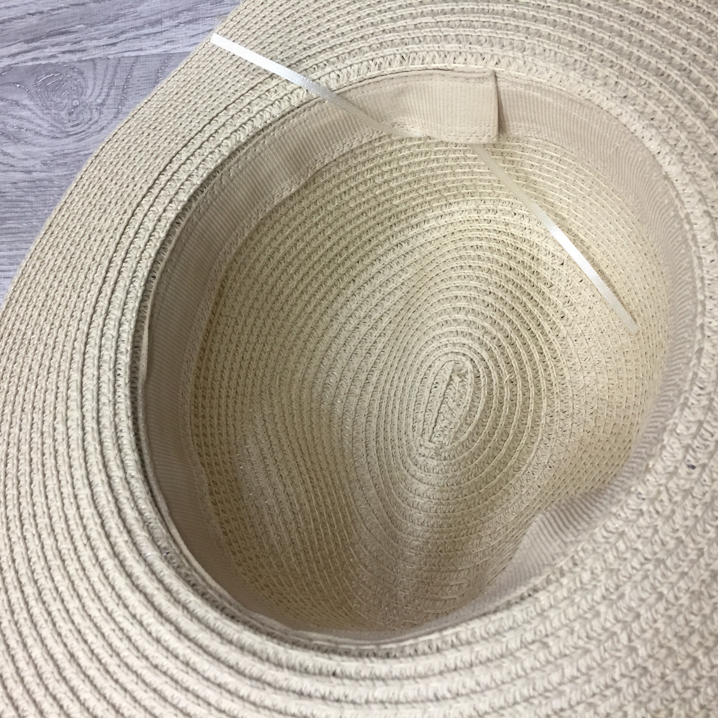 夏天沙滩帽海边防晒遮阳帽潮大帽檐爵士帽小礼帽女英伦草帽细节图