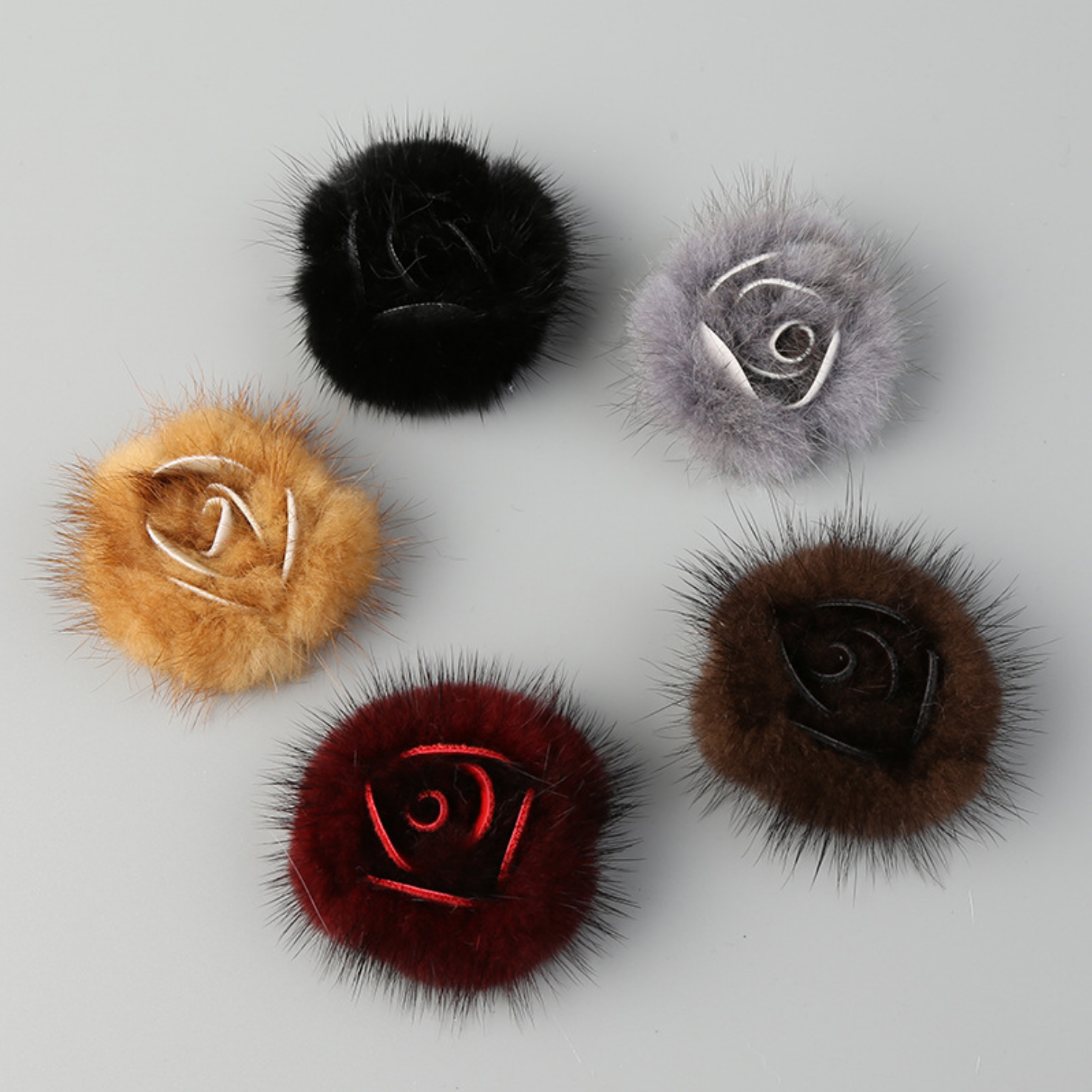 红色玫瑰花仿真花束单支手感保湿假花客厅餐桌电视柜过年装饰摆件