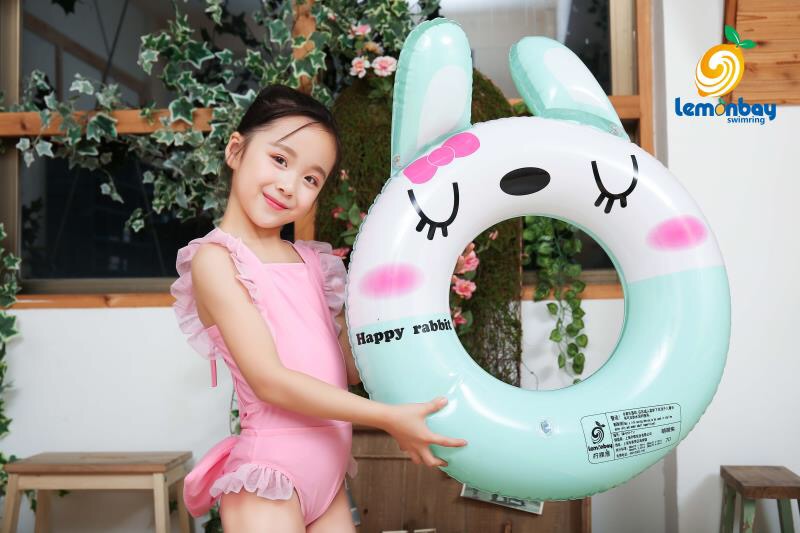 儿童水晶游泳圈卡通腋下圈男孩女孩救生浮圈