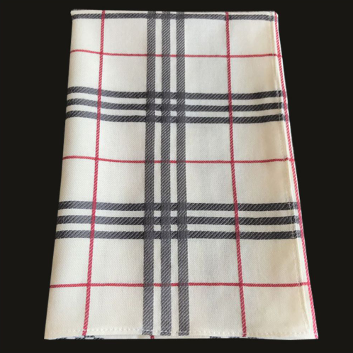 British checkered pure cotton handkerchief, men's and women's square towel, all-cotton handkerchief, thick and soft, classic handkerchief
