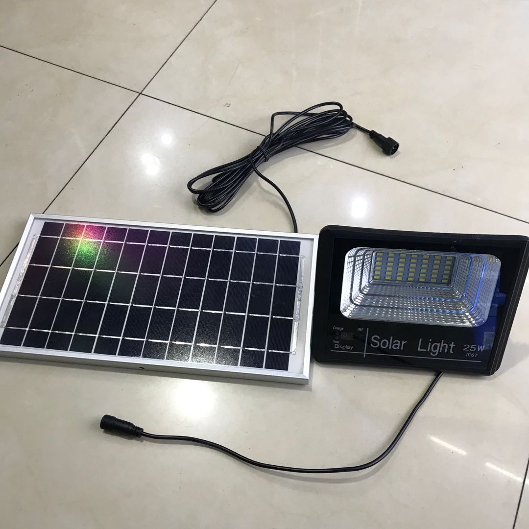 太阳能灯户外防水庭院灯家用大功率高亮120W投光灯新农村照明路灯