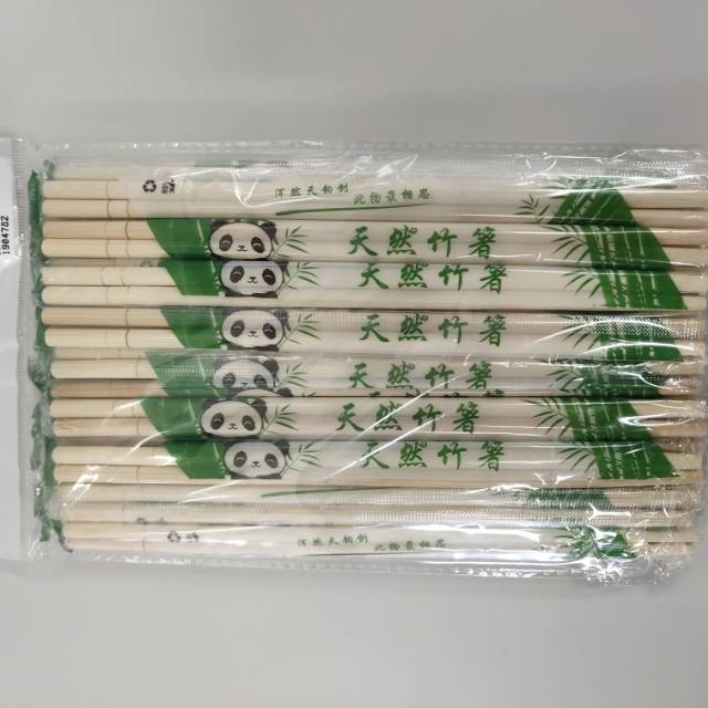 Disposable chopsticks, natural bamboo chopsticks, restaurant takeout chopsticks are inherently environmentally friendly details Picture