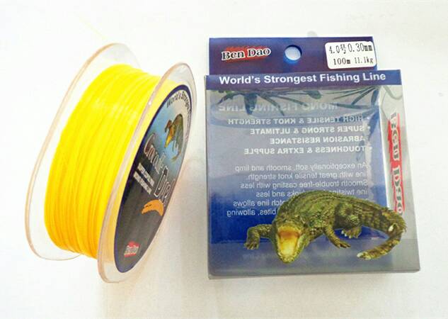 CrocodileDuel resin is super soft and has extremely high tensile strength. The fishing line thread is super soft and has an extremely high tensile strength