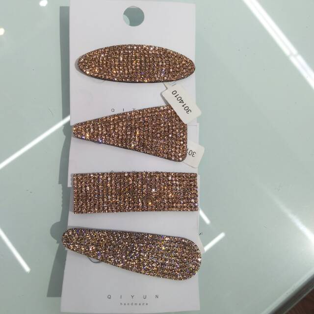 Hot stamping ribbon drilling hairpin hair band fashion accessories fan Bingbing with the same manufacturers direct a large number of spot thumbnail