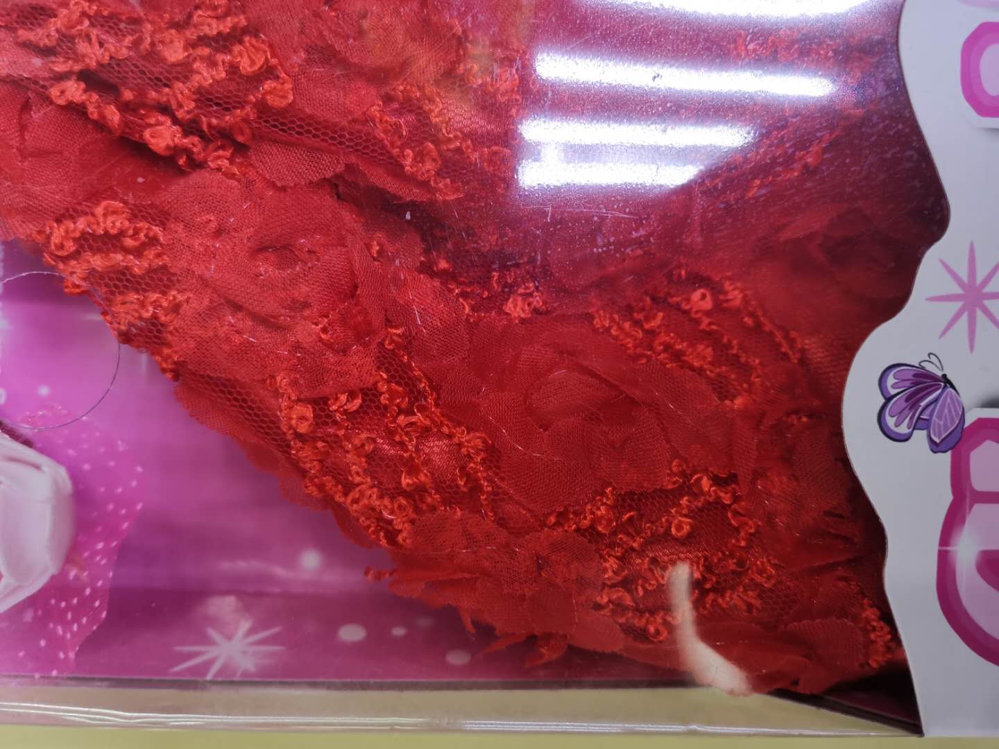 仿真洋娃娃芭比公主女孩单个娃娃玩具大礼盒红裙公主产品图