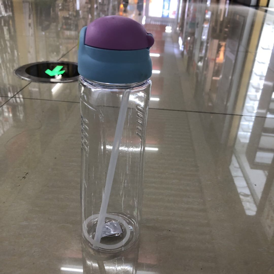 茶花运动水杯便携太空杯户外大容量学生杯耐高温图