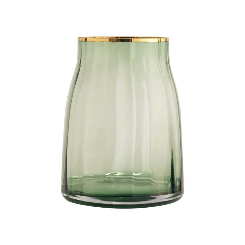 Glass vase, light luxury living room and dining room flower arrangement set, three-piece set, factory direct sales, wholesale and retail, in stock. For orders, please consult Specification image
