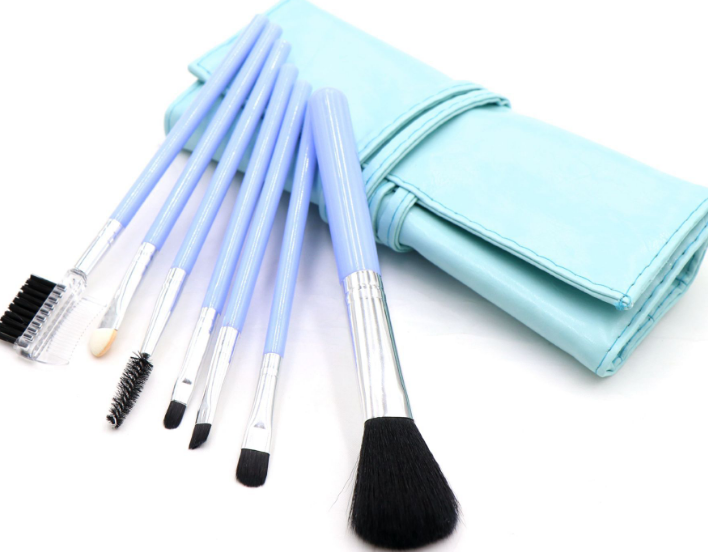 A Portable Makeup Brush Set Pu Pack Eyeshadow Brush Eye Blush Brush Highlighter Brush Beauty Tool Specification drawing