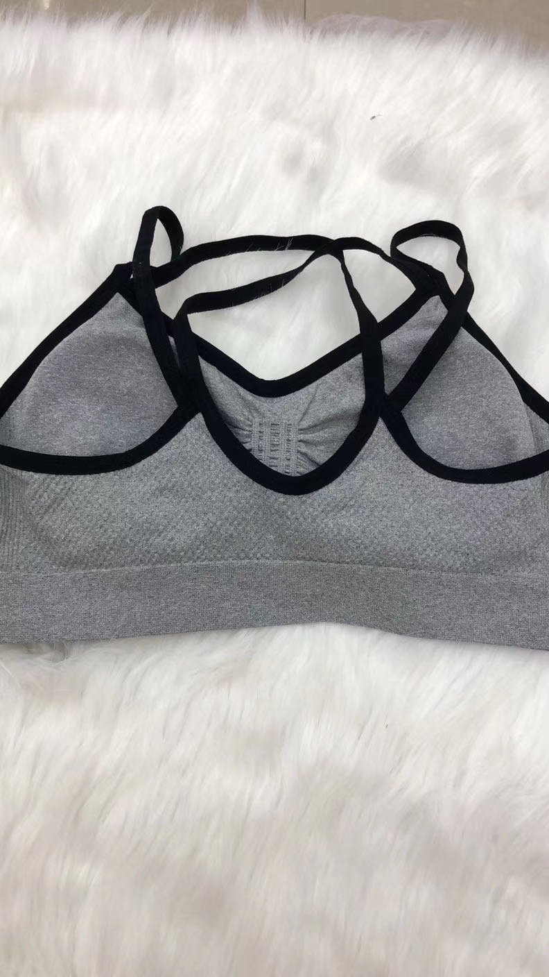 Women's Cross Thin Straps Fashion Comfortable Breathable Bra Underwear Series Specification drawing