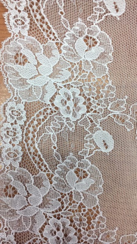 Fujian lace-trimmed clothing and accessories, new type of multi-purpose eyelash fabric, original white flower edge factory direct sales Specification image