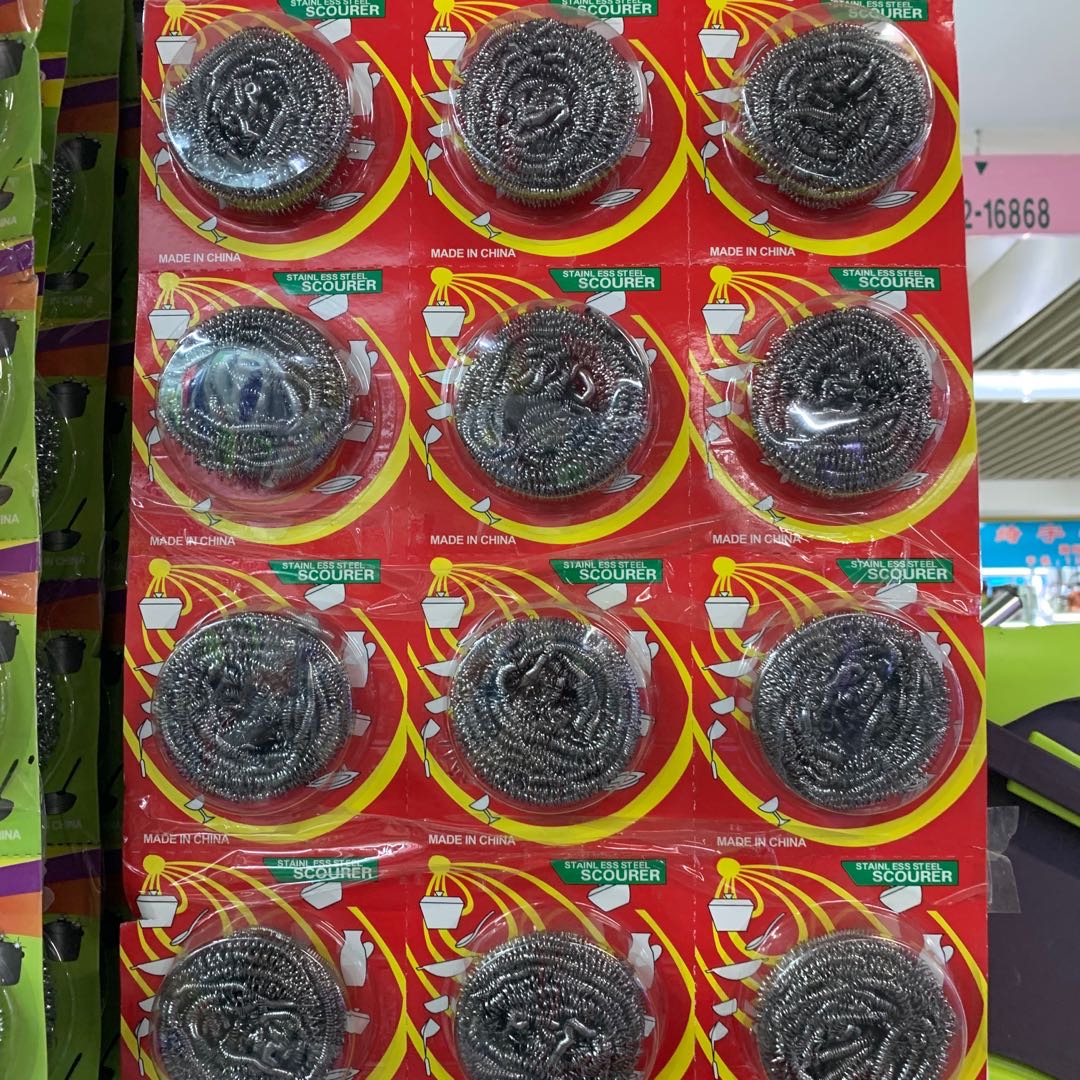 钢丝清洁球钢丝球清洁用品