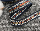 韩国diy彩色条纹织带彩带DIY衣服T恤鞋帽装饰织带缎带衣服包边布条辅料