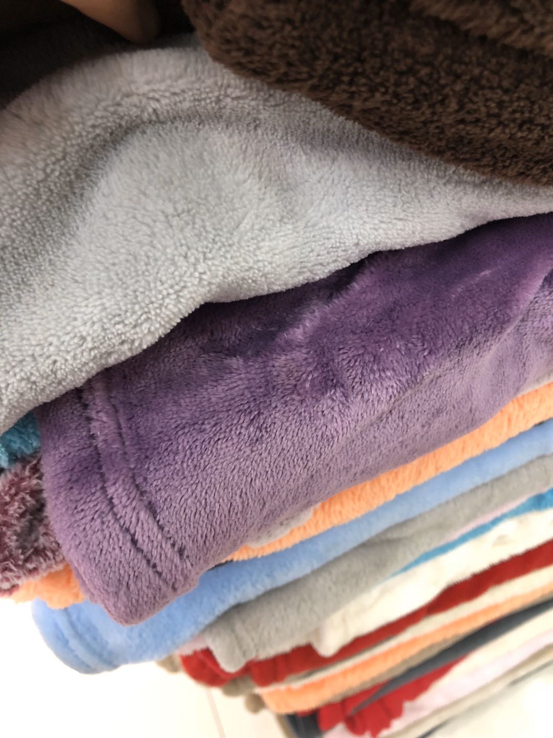 Meilian Soft And Comfortable Pure Pigment Color Blanket Manufacturers Direct Blanket Explosion details Picture
