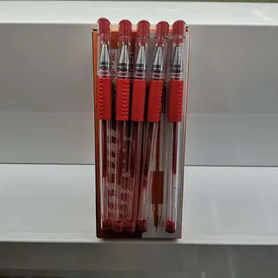 Neutral Pen Carbon Pen Signature Pen Red Pen Black Pen 0.5Mm Blue Pen Student Office Exam Pen Student Stationery Wholesale Water