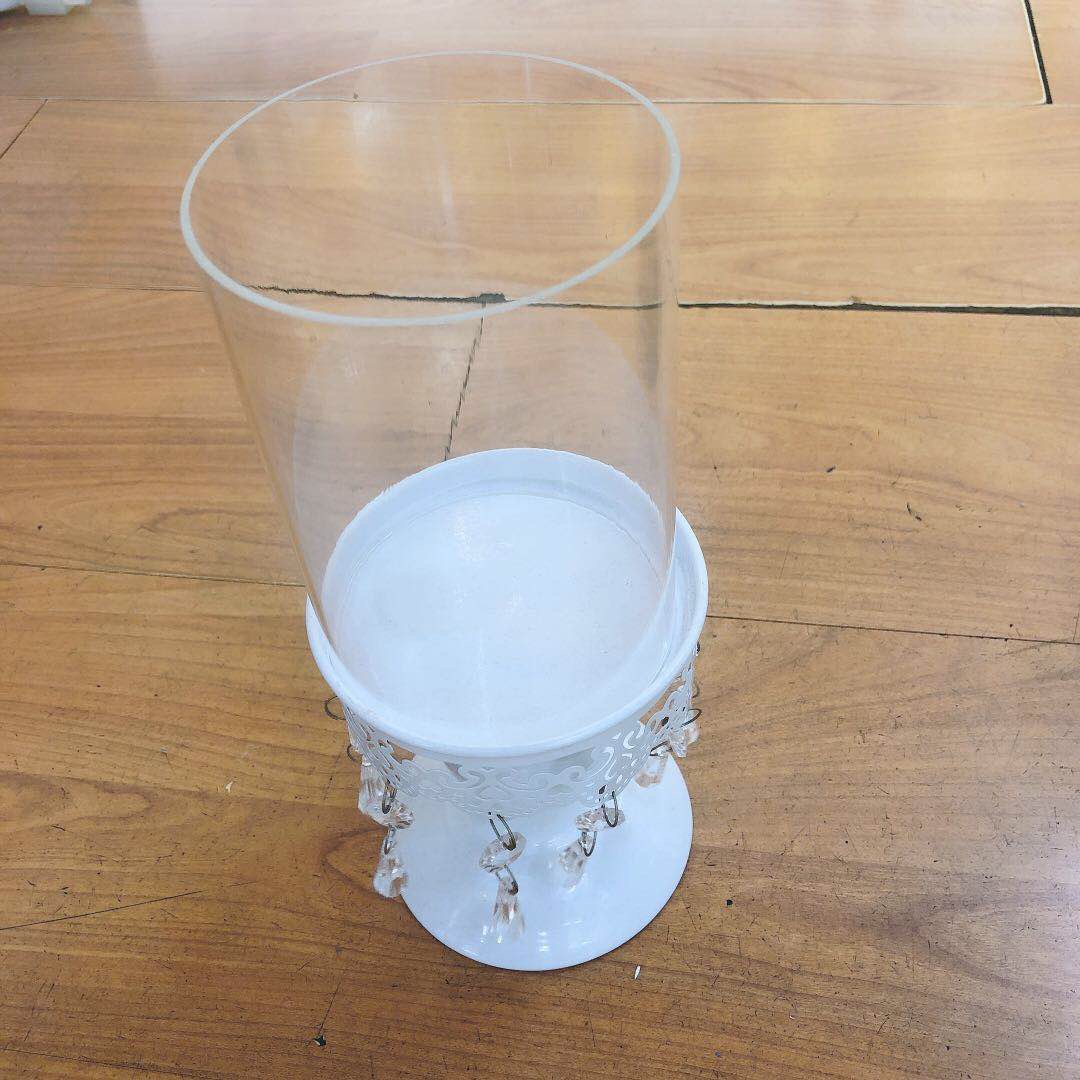 American white aromatherapy candlelight candlelight dinner wedding decoration crystal pendant candle table decoration in hotel living room Western restaurant thumbnail