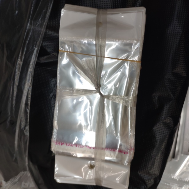 OPP袋子自粘袋 6丝1000只透明包装袋细长袋承接定制图