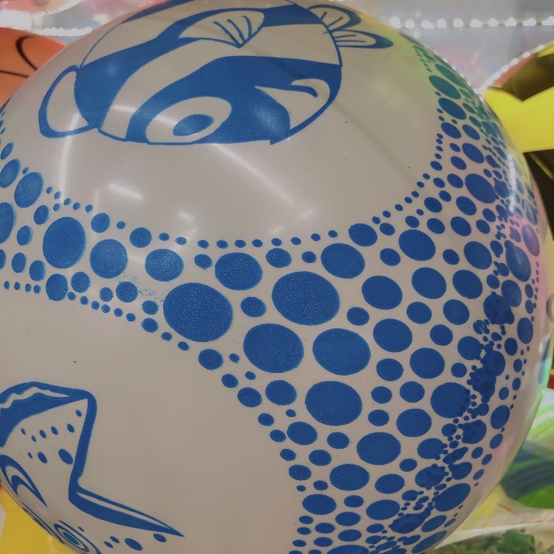 皮球儿童幼儿园宝宝拍拍球篮足球弹力按摩球西瓜手柄球类玩具无毒产品图