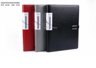 康百4孔活页经理夹金属磁扣设文件夹会议夹AS738