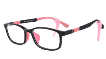 新款儿童防蓝光眼镜舒适双色硅胶防辐射看手机护目眼镜详情图3