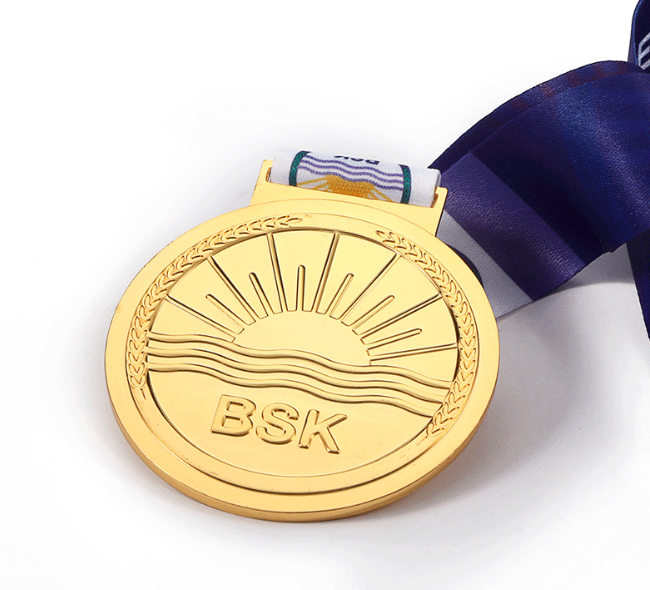 厂家定制金属奖牌 锌合金马拉松活动奖牌运动会比赛奖牌徽章产品图