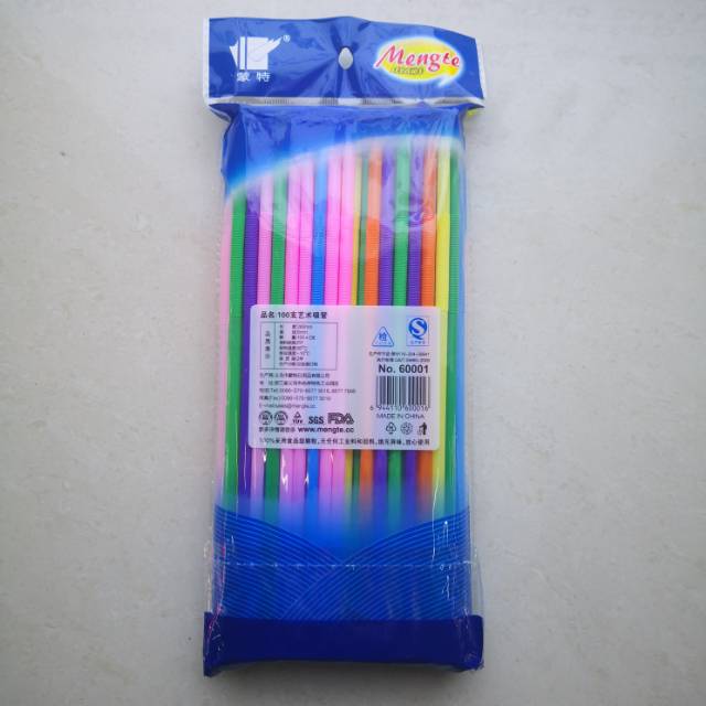 蒙特精品艺术吸管一次性吸管彩色果汁饮料奶茶创意造型艺术吸管细节图