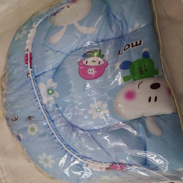 婴儿蚊帐小宝宝床新生小孩儿童防蚊罩婴儿床可折叠床上通用图