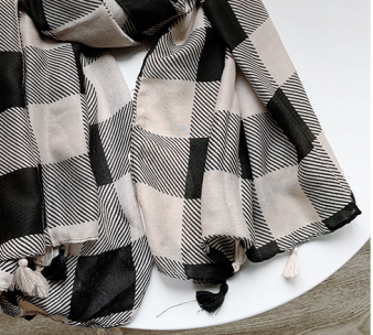Women's Literary Trend With Warm Twill Imitation Cashmere Scarf details Picture