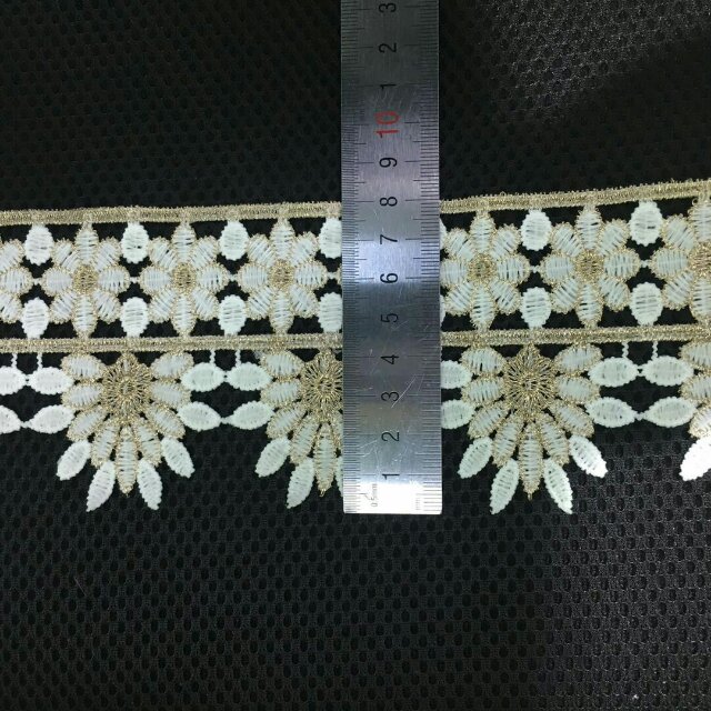 New lace nylon water-soluble lace embroidery lace clothing lace details Picture