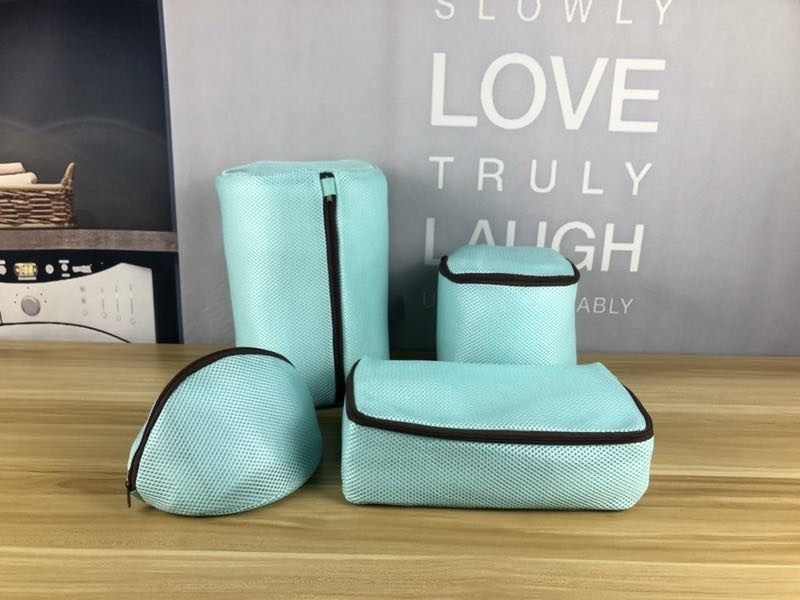 A four-piece washing bag is designed to prevent deformation for household use thumbnail