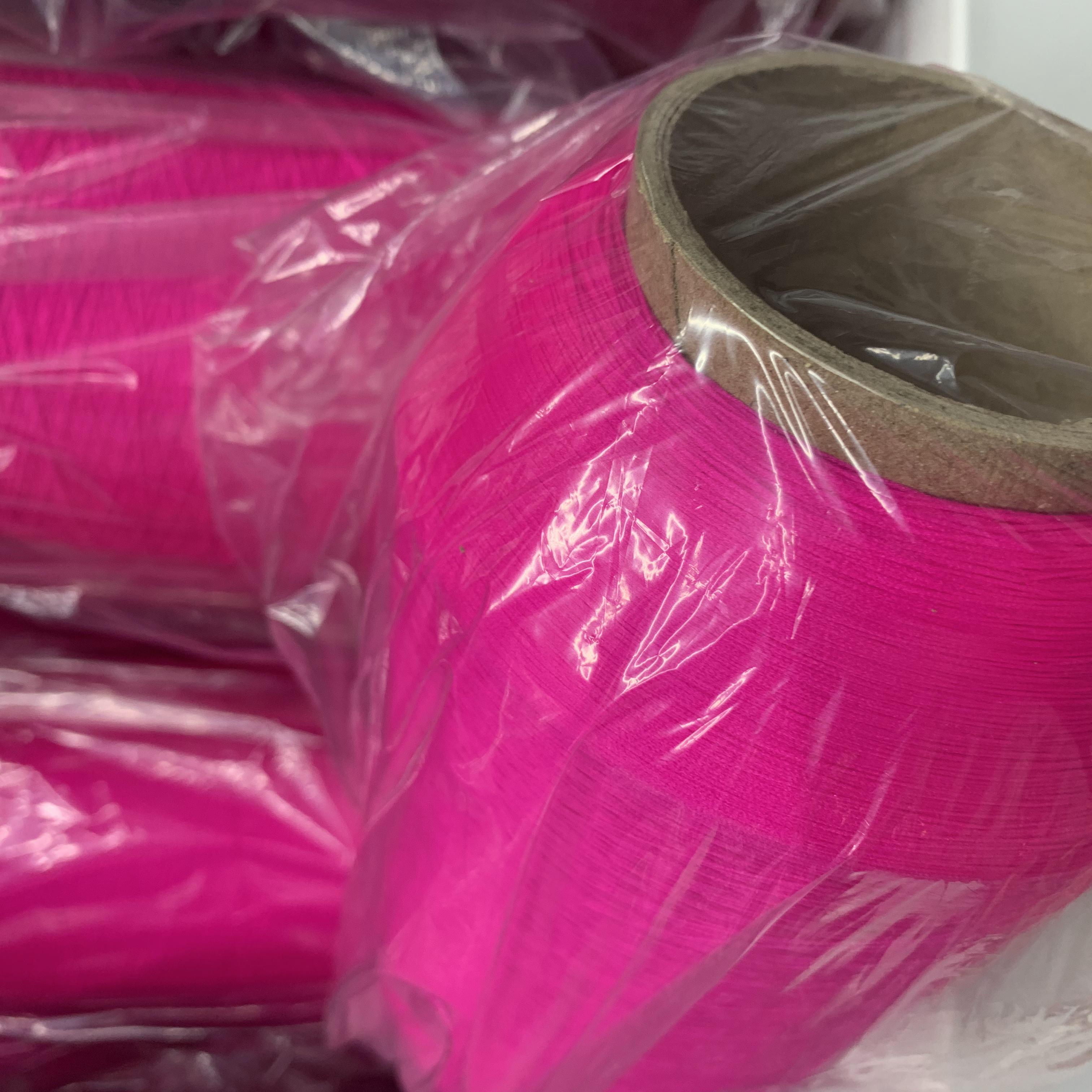 Home handmade polyester thread, DIY needle and thread in rose red Specification image