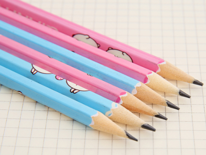 铅笔/自动铅笔/铅笔挂饰/铅笔小学生简约/彩色双头彩色铅笔细节图