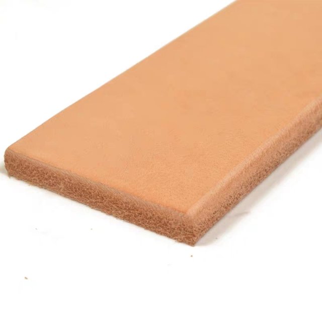 Leather Belt Men's Head Layer Cowhide Copper Buckle Needle Buckle Leather Belt Plant Tanned Pure Cowhide Thickened Youth Belt Specification drawing