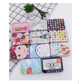 Peninsula iron box Rectangular storage box Hair card storage box card paste photo storage box