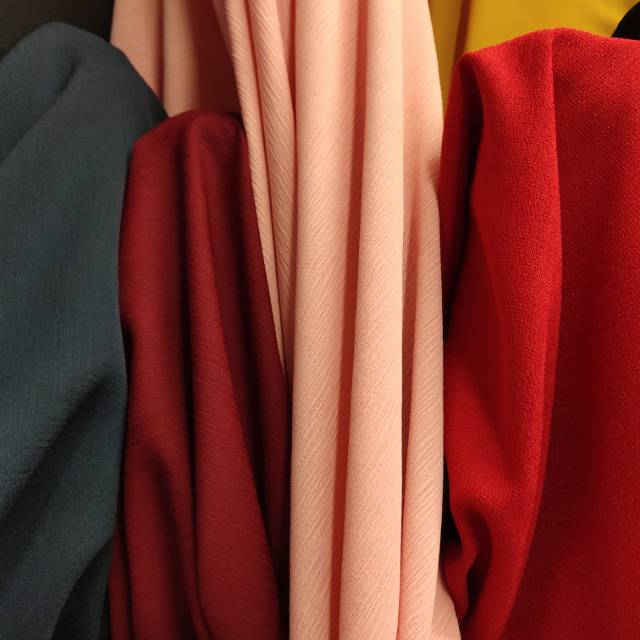 哈密瓜皱涤纶布饰品头饰服装工艺品面料