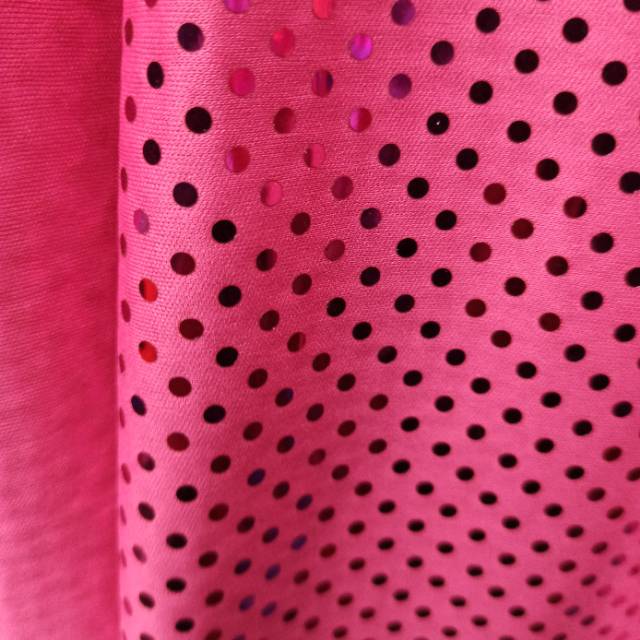 针纺布冲片粉红色用于装饰服饰工艺品等面料细节图