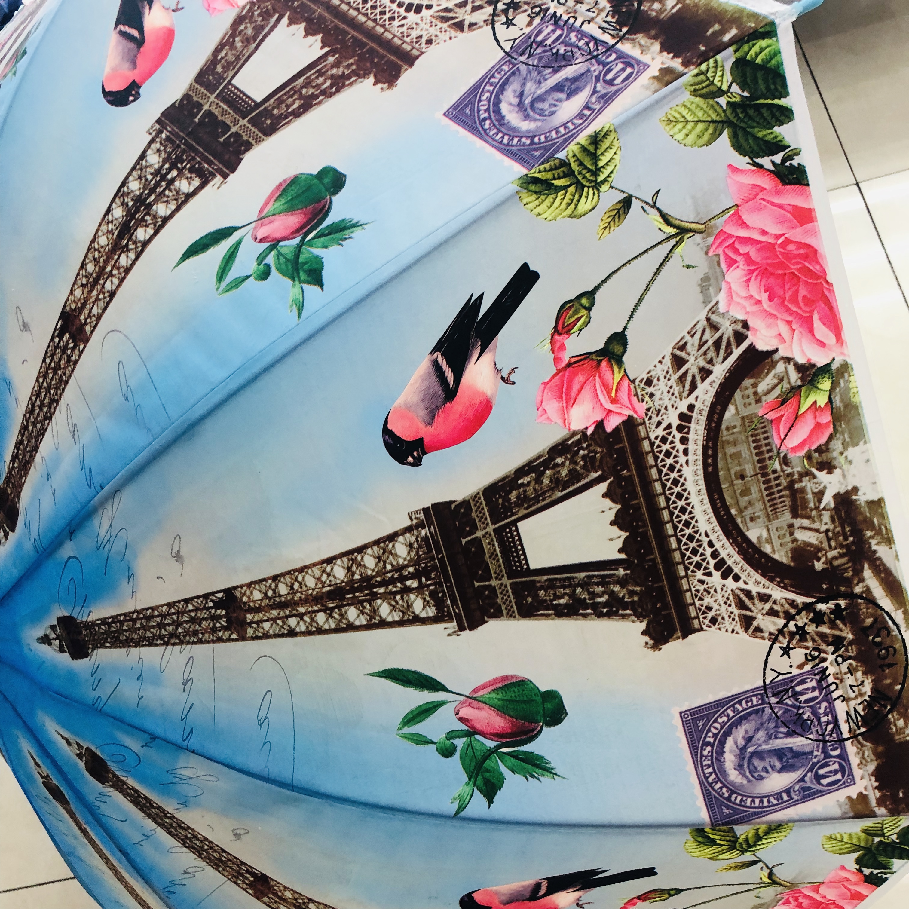 儿童雨伞女童公主晴雨伞小学生男童幼儿园安全半自动长柄轻便小伞产品图