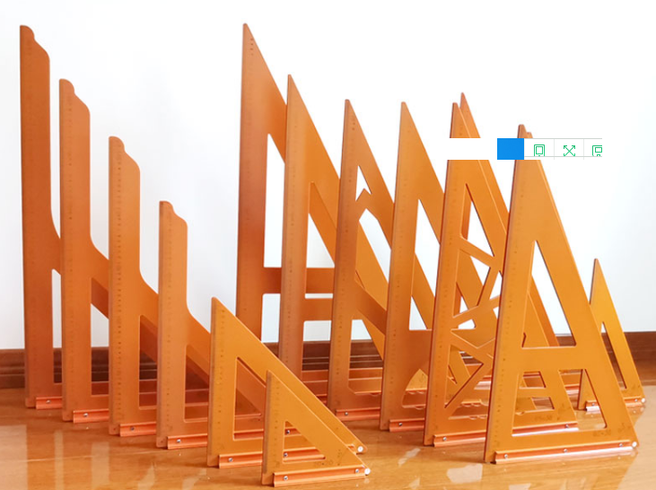 木工三角尺大号高精度加厚电木90度直角装修裁板工具角尺三角板